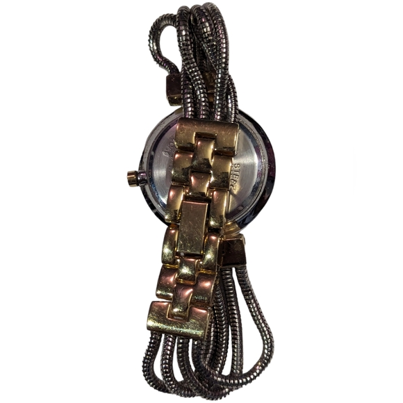 Sagittarius Two Tone Quartz Analog Women's Watch Sz. 6 1/2" New Battery - Picture 11 of 16